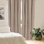 Ambesonne Cow Print Window Curtains, Cattle Skin with Brown Spots Agriculture Cow Oxen Hide Camouflage Pattern, Lightweight Decor 2-Panel Set with Rod Pocket, Pair of - 28" x 95", White Brown