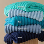 Bedsure GentleSoft Blue Fleece Blanket for Couch - Cozy Soft Blankets for Women, Cute Small Throws for Girls, 60x80 Inches