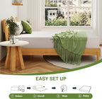 EGOHOME King Size Memory Foam Mattress, 12 Inch Bed Mattress in a Box with Cooling Green Tea Gel, Relieve Pressure with Medium Support, CertiPUR-US Certified, 80''L x 76''W, White