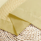 Chyhomenyc Yellow Sheer Curtains 30 inch Length 2 Panels, Light Filtering Voile Rod Pocket Short Window Curtians for Bathroom Living Room Farmhouse Small Windows, 42Wx30L inches