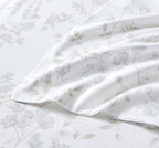 Laura Ashley - Flannel Sheets Twin Size, Anti-Pilling & Wrinkle Resistant Cotton, Touchably Soft for All-Season Comfort - Bed Sheets with Matching Pillowcase & Fitted Sheet (Fawna Grey)