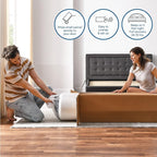 Cool Gel 8 Inch Short Queen Memory Foam Mattress Medium Firm, Memory Foam Mattress Short Queen Size Cooling, Made in the USA, 8" Depth with Pressure Relief, CertiPUR-US Certified, CoolGel Bed
