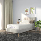 NapQueen Twin-XL Mattress, 6 Inch Charcoal Memory Foam Mattress, Twin-XL Bed Mattress in a Box, CertiPUR-US Certified, Medium Firm, Breathable Soft Fabric Cover