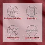 Mellanni Split King Sheets Set - 5 PC Iconic Collection Bedding - Hotel Luxury, Extra Soft, Cooling Bed Sheets - Wrinkle, Fade, Stain Resistant (Split King, Brick Red)