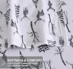 RUVANTI Flannel Sheets Full Size - 100% Cotton Double Brushed Bed Sheets Set, Deep Pockets 16 Inches, All Seasons Breathable & Extra Soft Full Sheets, Warm & Cozy, 4 Piece, Dry Winter