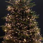 Dazzle Bright 132FT 400 LED Christmas Lights, Christmas String Lights Plug in with 8 Modes, Waterproof Christmas Decorations for Xmas Indoor Outdoor Party Home Tree Decor, Warm White
