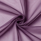 Aiyufeng Plum Purple Sheer Curtains 96 Inches Long 2 Panels, Solid Voile Top Dual Rod Pockets Stylish Breathable Drapes Window Treatment for Kid's Room/Bedroom/Living Room, 42W x 96L inches