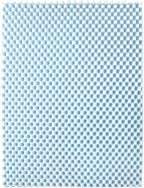 Best Price Mattress 4 Inch Egg Crate Memory Foam Mattress Topper with Cooling Gel Infusion, CertiPUR-US Certified, Dorm Essentials, Queen, Light Blue