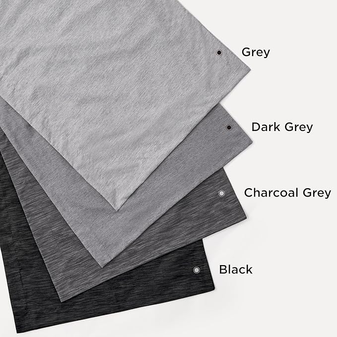 Bedsure Queen Comforter Set - Charcoal Grey Soft Bedding for All Seasons, Cationic Dyed Bed Set, 3 Pieces, 1 Queen Size Comforter (90"x90") and 2 Pillow Shams (20"x26"+2")