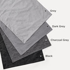 Bedsure Oversized King Comforter Set - Black Soft Bedding for All Seasons, Cationic Dyed Bed Set, 3 Pieces, 1 Oversized King Size Comforter (120"x98") and 2 Pillow Shams (20"x36"+2")