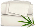 Short Queen Sheets by Pure Bamboo for RV Camper (60"x75") - Genuine 100% Organic Viscose Derived from Bamboo Bed Sheet Set, Soft & Cooling, Lifetime Quality Promise (Short Queen, Ivory)