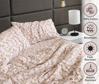 RUVANTI Flannel Sheets King Size - 100% Cotton Brushed King Size Sheets Set - Deep Pockets 16 Inches Bed Sheets - All Seasons Breathable & Extra Soft - Warm & Cozy, 4 Piece, Dazzale