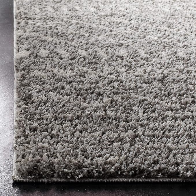SAFAVIEH Arizona Shag Collection Area Rug - 6'7" x 9'2", Brown & Ivory, Moroccan Design, Non-Shedding & Easy Care, 1.6-inch Thick Ideal for High Traffic Areas in Living Room, Bedroom (ASG741B)