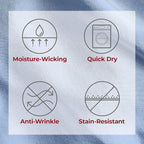 Mellanni Twin Sheets Set - 3 PC Iconic Collection Bedding - Hotel Luxury, Extra Soft, Cooling Bed Sheets - Wrinkle, Fade, Stain Resistant (Twin, Sky Blue)