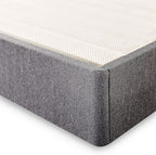 ZINUS Upholstered Metal and Wood Box Spring, 7.5 Inch Mattress Foundation, Easy Assembly, Fabric Paneled Design, King