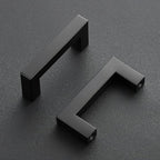 Ravinte 15 Pack Square Cabinet Pulls 2-1/2 Inch Black Kitchen Cabinet Handles Matte Black Kitchen Hardware for Cabinet Black Drawer Pulls Drawer Handles Come with Screwdriver