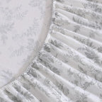 Laura Ashley - Flannel Sheets King Size, Anti-Pilling & Wrinkle Resistant Cotton, Touchably Soft for All-Season Comfort - Bed Sheets with Matching Pillowcases & Fitted Sheet (Vanessa Grey)