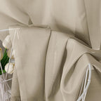 Aiyufeng Taupe Sheer Curtains 84 Inches Long 2 Panels Set, Semi Transparent Voile Rod Pocket Sheer Window Drapes for Bedroom Bed Canopy Living Room Dining Wedding Party Backdrop, 40W x 84L inch