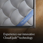 DreamCloud Premier 13" Twin Mattress - Luxury Hybrid Gel Memory Foam - 365 Night Trial - Fiberglass Free - Forever Warranty - Mattress in a Box - CertiPUR-US Certified