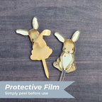 Forest Critters Painted Wooden Animal Cutout Shapes (Cupcake Topper (Set of 1))