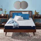Sleep Innovations Marley Hybrid 10 Inch Cooling Gel Memory Foam and Innerspring Coil Mattress, Queen Size, Bed in a Box, Medium Firm Advanced Support