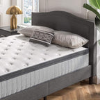 ZINUS 12 Inch Comfort Support Cooling Gel Hybrid Mattress, Queen, Euro Top Innerspring Mattress, Motion Isolating Pocket Springs, Mattress in A Box