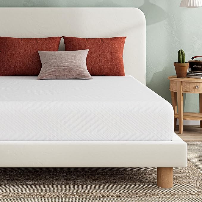 EGO 6 Inch Twin Mattress - Green Tea Memory Foam, Cooling Gel, Fiberglass-Free, CertiPUR-US Certified, for Kids, Bunk Beds, Trundle & Daybeds
