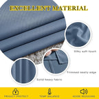 NICETOWN Stone Blue Curtains 84 inch Length 2 Panels, Grommet Thermal Insulated Window Treatments Light & Sound Reducing Drapes for Living Room/Bedroom, W46 x L84
