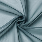 Aiyufeng Dusty Blue Sheer Curtains 36 inches Long, Short Kitchen Window Treatment Solid Sheers Cafe Curtains Bathroom Voile Half Window Curtains 2 Panels, Rod Pocket, 40" Wx36 L