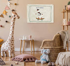 Silly Goose Nursery Rectangular Canvas Banner-Flag Wall Sign Decor for Boys Girls Toddler Kids,Baby Room Above Crib Playroom Reading Room Bedroom Decor-Easter Baby Shower Birthday Christmas Gift