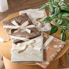 Bedsure Queen Comforter Set - Brown Bed Set, 3 Pieces Cute Floral Bedding, 1 Soft Reversible Botanical Flowers Comforter and 2 Pillow Shams
