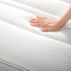 ZINUS 8 Inch Foam and Spring Mattress, California King, CertiPUR-US Certified Foams, Mattress in A Box, White