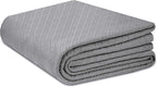 COTTON CRAFT Soft Cotton Thermal Blanket - Plush Herringbone Twill - All Season Luxurious Breathable Skin Friendly Lightweight Cooling Throw Blanket - Sofa Couch Travel Camping Dorm - King Grey