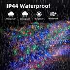 HeKation Christmas Net Lights Outdoor, 200 LED Bush Lights With 8 Modes, 6.6ft x 9.8ft, Timer, Connectable, Waterproof, for Halloween & Christmas Decorations Color