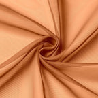 Aiyufeng Orange Sheer Curtains 36 inches Long, Short Kitchen Window Treatment Solid Sheers Cafe Curtains Bathroom Voile Half Window Curtains 2 Panels, Rod Pocket, 40" Wx36 L