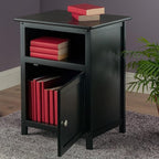 Winsome Henry Accent Table, 19 inches, Black