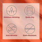 Mellanni Twin Sheets Set - 3 PC Iconic Collection Bedding - Hotel Luxury, Extra Soft, Cooling Bed Sheets - Wrinkle, Fade, Stain Resistant (Twin, Poppy Orange)