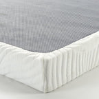 ZINUS Quick Lock Metal Smart Box Spring, 4 Inch Mattress Foundation, Strong Metal Structure, Easy Assembly, Twin, White
