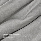 Bedsure Queen Comforter Set Dark Grey - Bed in a Bag Queen Size Bedding 7 Pieces, Cationic Dyed Bed Set, Dark Grey Soft Bedding for All Seasons Comforter with Sheets, Pillowcases & Shams