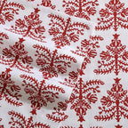 Eddie Bauer - Flannel Sheets King Size, Anti-Pilling & Wrinkle Resistant Cotton, Touchably Soft for All-Season Comfort - Bed Sheets with Matching Pillowcases & Fitted Sheet (Jolly Trees Red)
