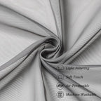 Chyhomenyc Sheer Window Curtains 63 inch Length 2 PCS- Rod Pocket Living Room Curtain Panels Voile Textured Soft and Lightweight Window Treatments for Bedroom Decor, 42W x 63L Inches, Charcoal Grey