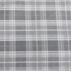 Laura Ashley - Flannel Sheets Queen Size, Anti-Pilling & Wrinkle Resistant Cotton, Touchably Soft for All-Season Comfort - Bed Sheets with Matching Pillowcases & Fitted Sheet (Mulholland Plaid Grey)