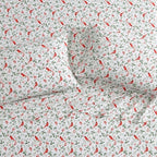 Laura Ashley - Flannel Sheets Queen Size, Anti-Pilling & Wrinkle Resistant Cotton, Touchably Soft for All-Season Comfort - Bed Sheets with Matching Pillowcases & Fitted Sheet (Jolly Cardinals Green)