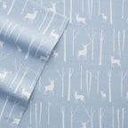 Eddie Bauer - King Sheets, Cotton Flannel Bedding Set, Brushed For Extra Softness, Cozy Home Decor (Birch Forest, King)