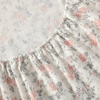 Laura Ashley - Flannel Sheets Full Size, Anti-Pilling & Wrinkle Resistant Cotton, Touchably Soft for All-Season Comfort - Bed Sheets with Matching Pillowcases & Fitted Sheet (Rosalie Grey)