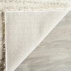 SAFAVIEH Arizona Shag Collection Area Rug - 6'7" x 9'2", Ivory & Beige, Moroccan Design, Non-Shedding & Easy Care, 1.6-inch Thick Ideal for High Traffic Areas in Living Room, Bedroom (ASG741A)