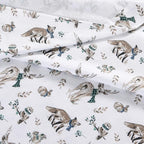 Eddie Bauer - Full Sheets, Cotton Flannel Bedding Set, Brushed For Extra Softness, Cozy Home Decor (Woodland Friends, Full)