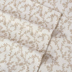 Laura Ashley - Flannel Sheets King Size, Anti-Pilling & Wrinkle Resistant Cotton, Touchably Soft for All-Season Comfort - Bed Sheets with Matching Pillowcases & Fitted Sheet (Victoria Beige)