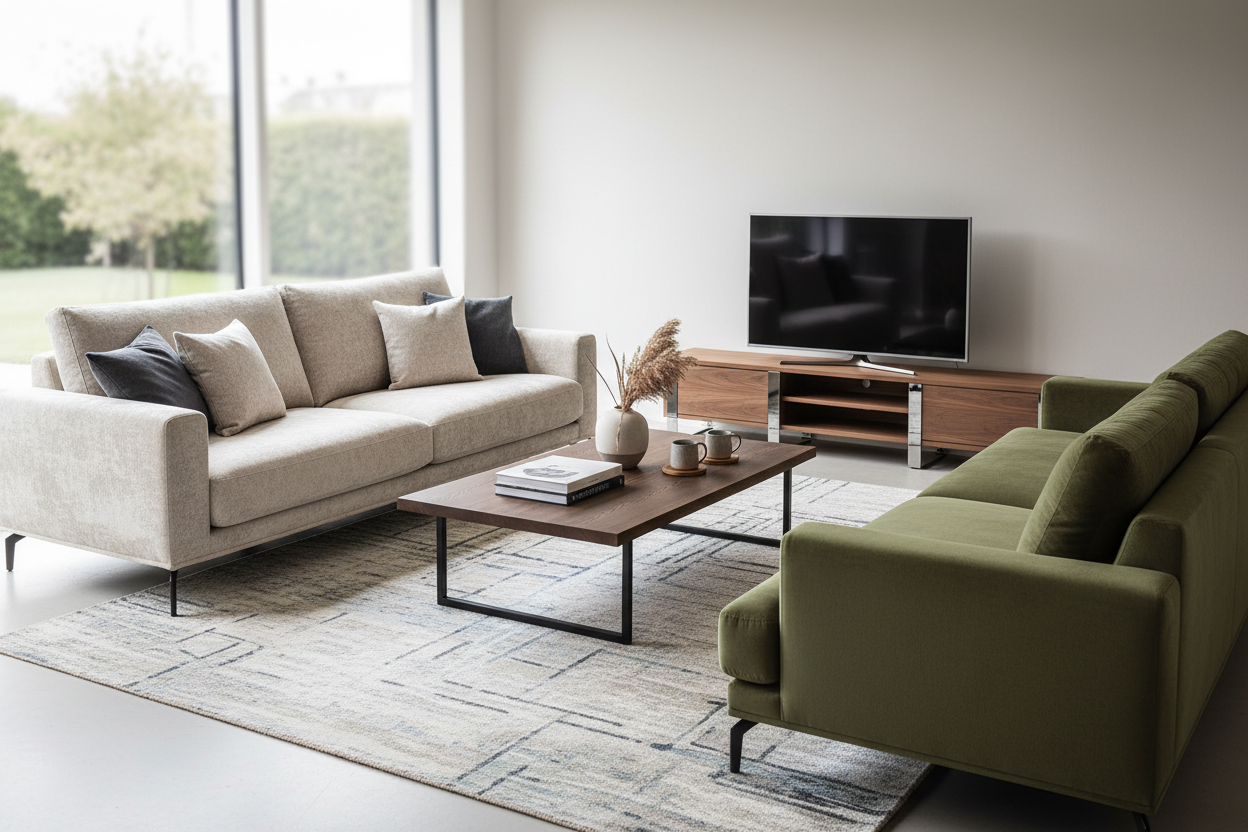 Living Room Furniture

Our sofas, sectionals, coffee tables, and TV stands are designed for relaxation and connection. Built with sturdy frames and premium upholstery, they offer lasting comfort and modern appeal for everyday use. (make it real photo)